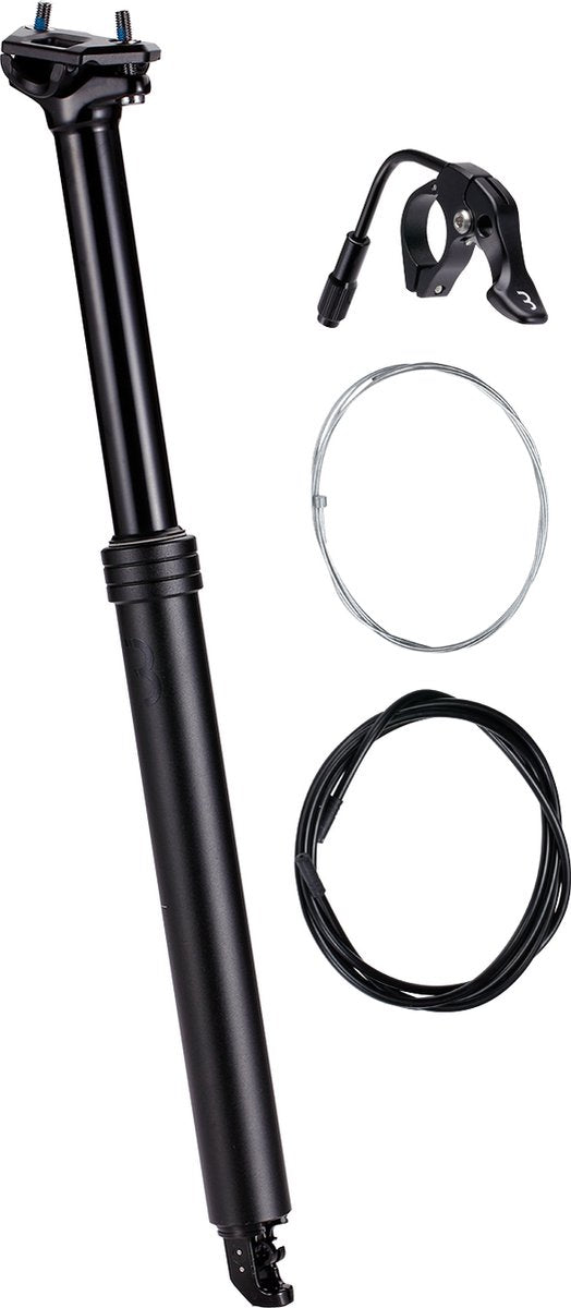 Bbb cycling liftpost verstelbare zadelpen dropper post ø31.6 mm - zadelpen met afstandsbedieningshendel - 470 mm - gecertificeerd voor: ebike, mtb racefiets - bsp-51
