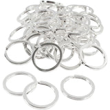 Creativ Company Schlüsselanhänger, D 28 mm, versilbert, 50 Stück 1 Box