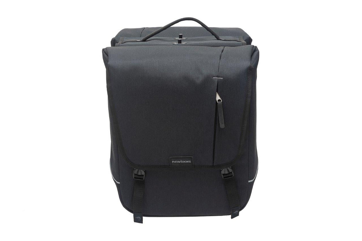 Neue Looxs Nova Double Defacable - Double Fahrradbeutel schwarz 35x35x15cm