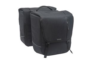 NEU Nova Double Double Bicycle Bag, Wasser -Repellent, Schwarz