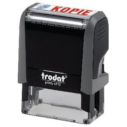 Ty Stempel Trodat Büro Druckkopie blau rot