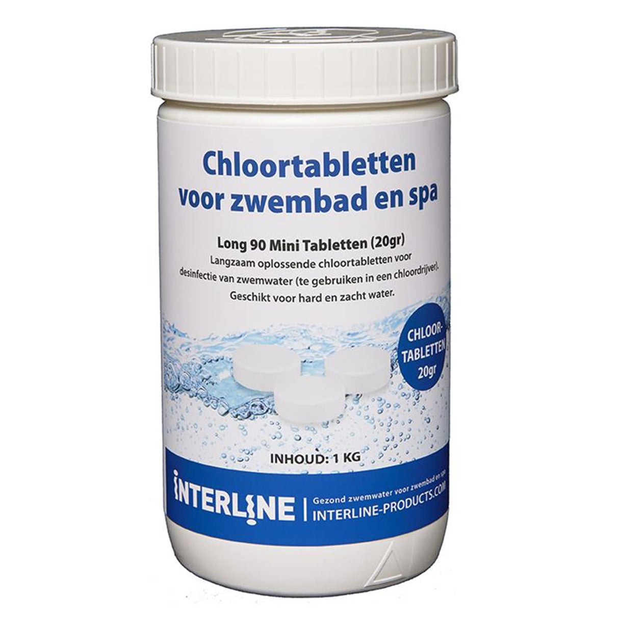 Interline -Chlor -Tabletten Long90 20gram 1 kg