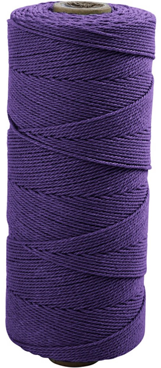 Creativ Company CC Baumwollkordel 1 mm 315 m violett