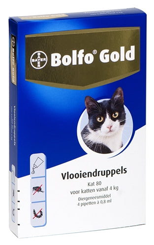 Bolfo Gold kat vlooiendruppels