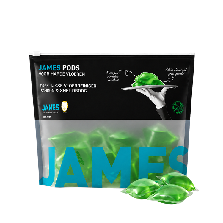 James 1079378 - vloerreiniger - pods schoon snel droog | 5 stuks