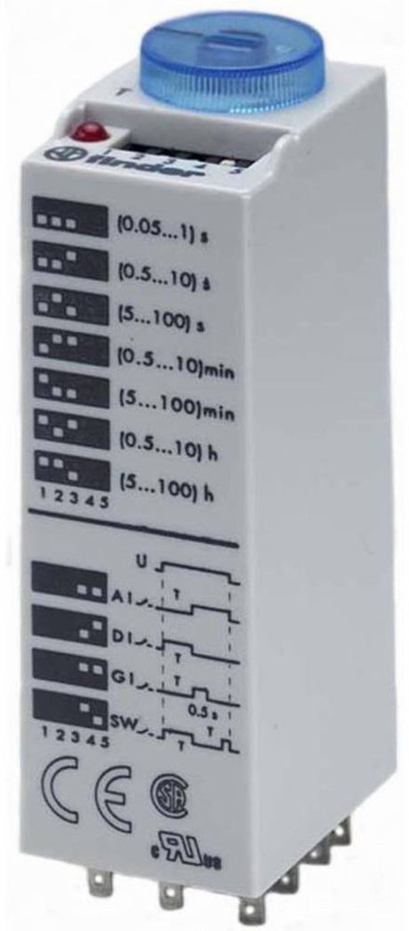 Finder 85.03.0.125.0000 85.03.0.125.0000 Zeitrelais 125 V DC AC 1 Stück Dauer: 0,05 - 360000 s 3x Wechslerkontakt