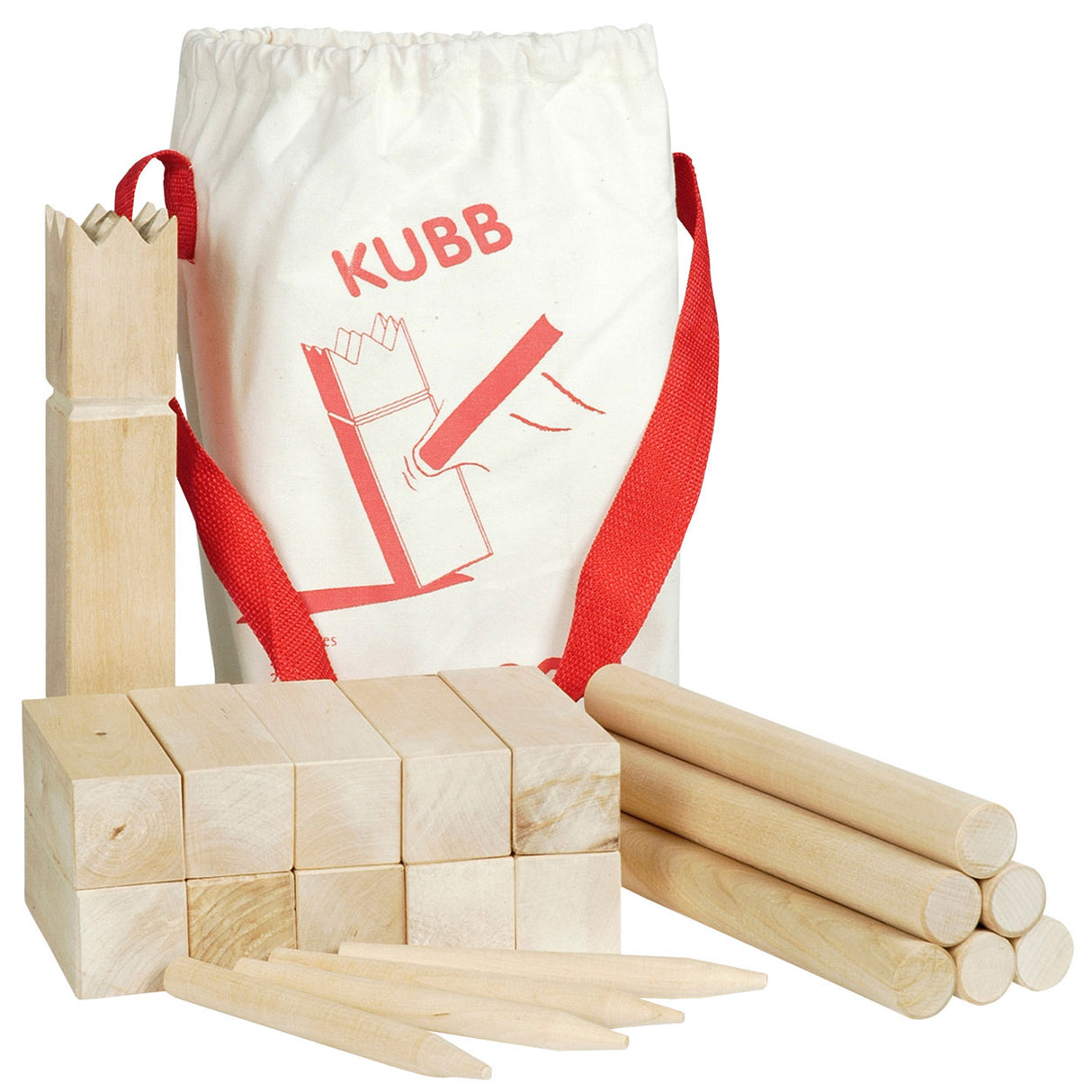 Goki -Schachspiel Kubb Vikinggen Medium