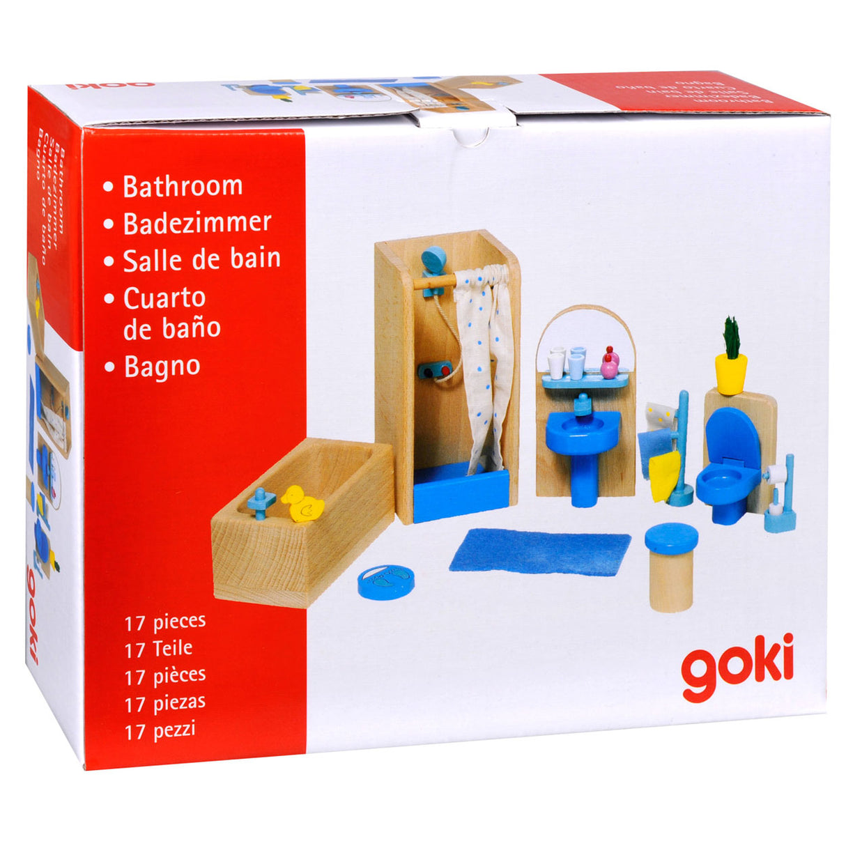 Goki Dollhouse Möbelbad