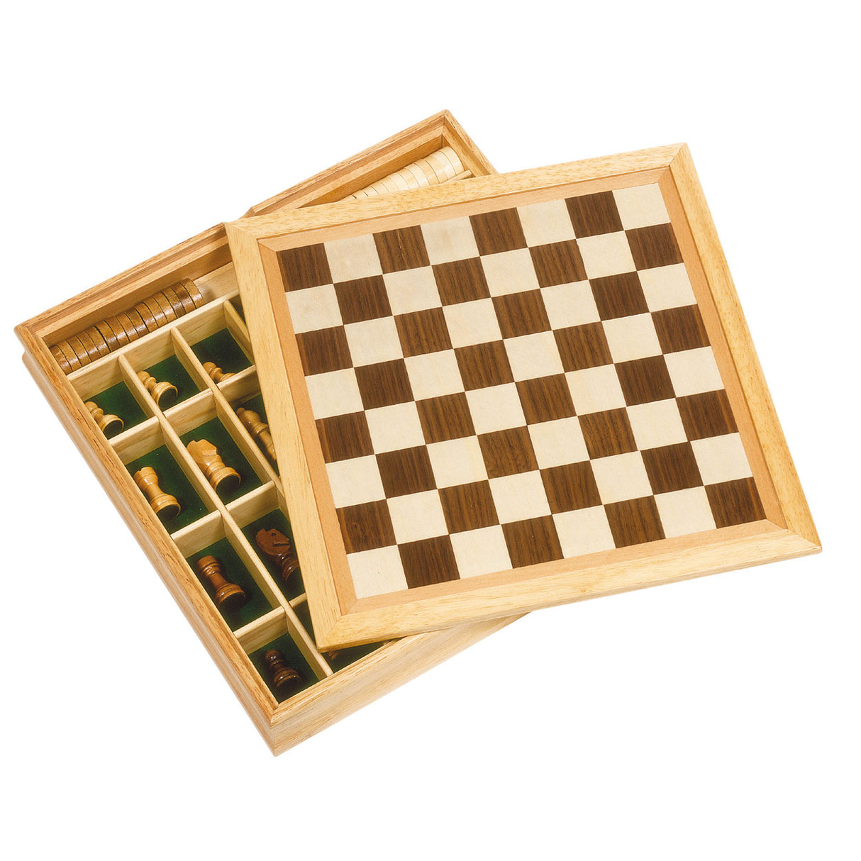 Goki wooden game set, 2in1