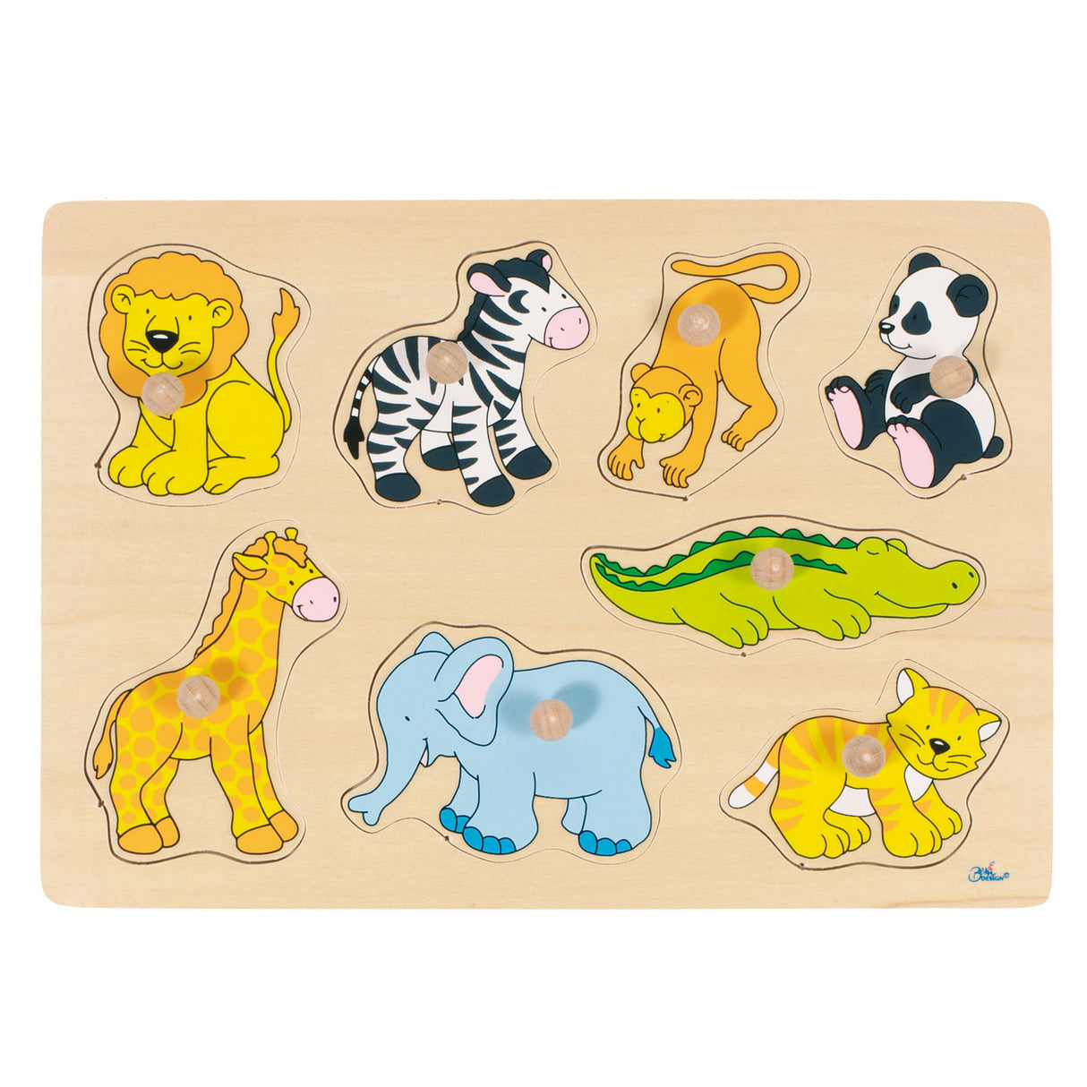 Goki Madera Nick Puzzle Animales salvajes