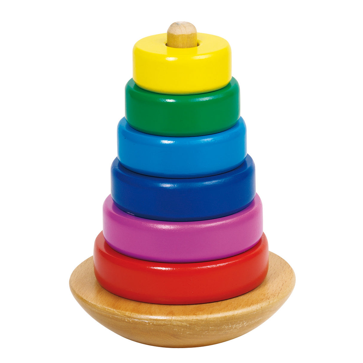 Goki wooden stacking tower color, 8dlg.