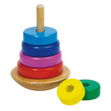 Goki wooden stacking tower color, 8dlg.