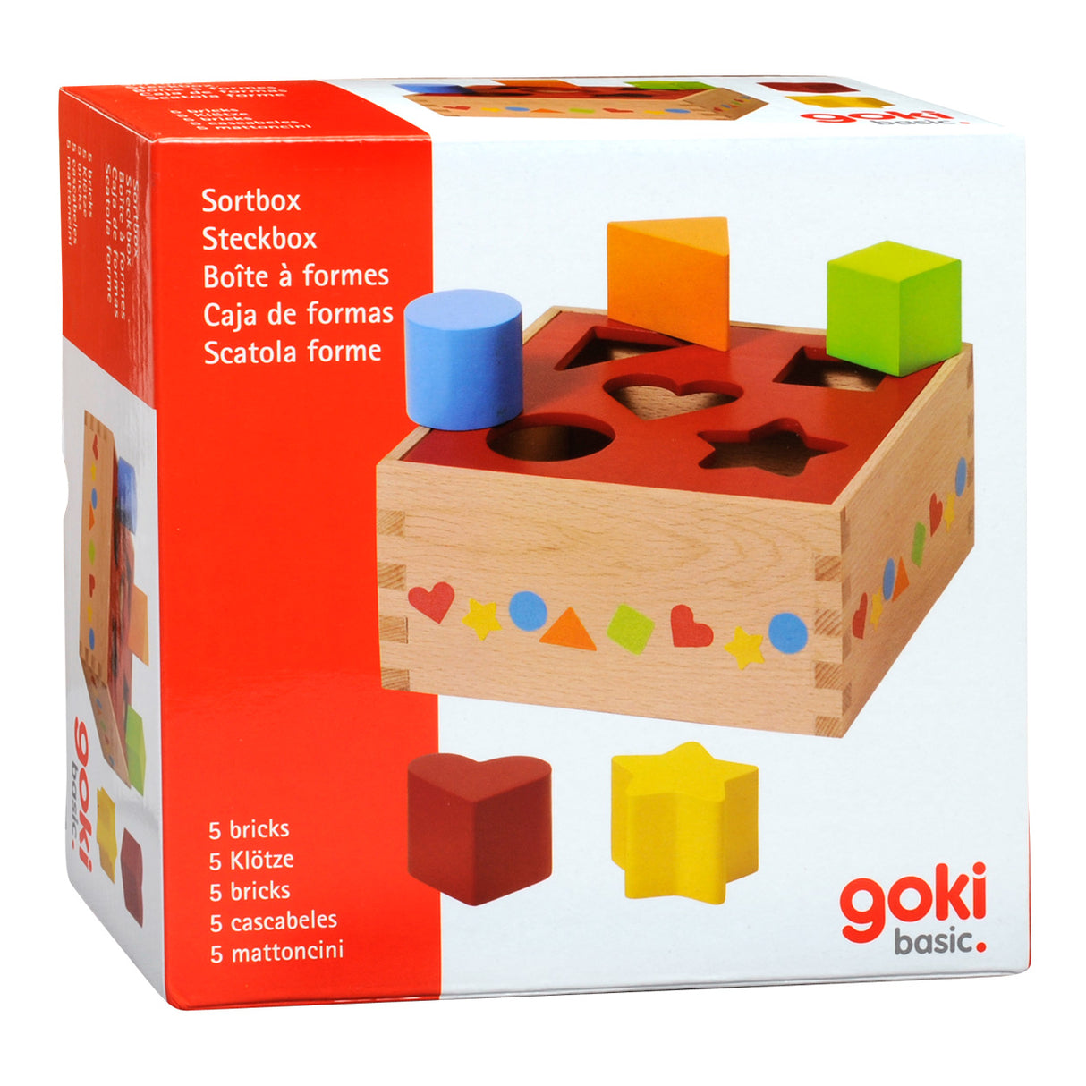 Goki wooden sorting box base