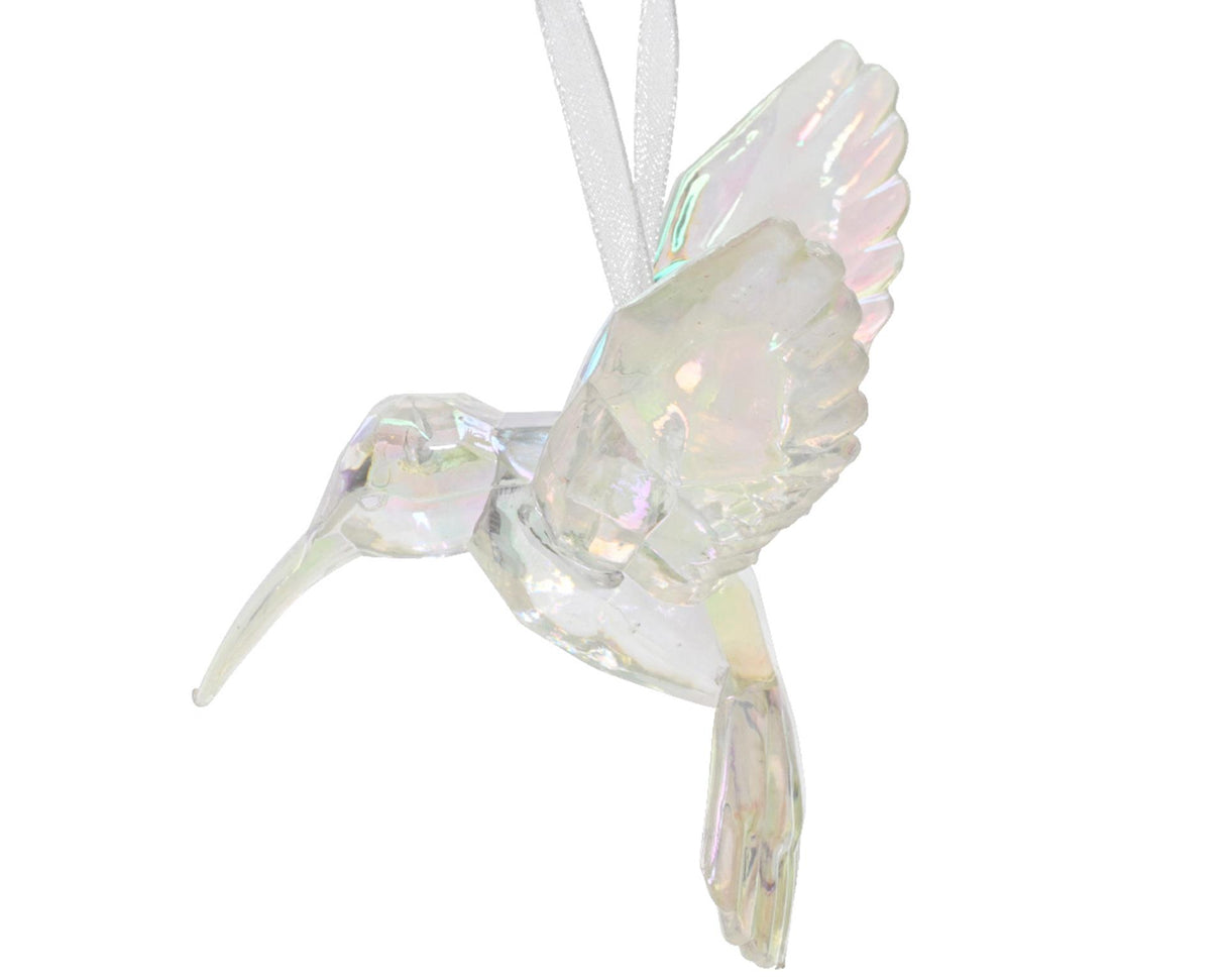 Decoris Weihnachtsanhänger Kolibri Kunststoff 10cm Iris