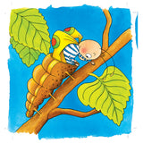 Goki Puzzle: Schmetterling 20x20x1,5cm, 4 Lagen, 44-teilig, Holz, 3+