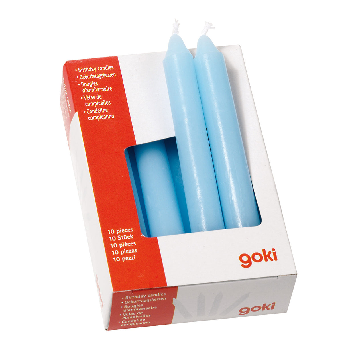 Goki Candles Blue, 10.