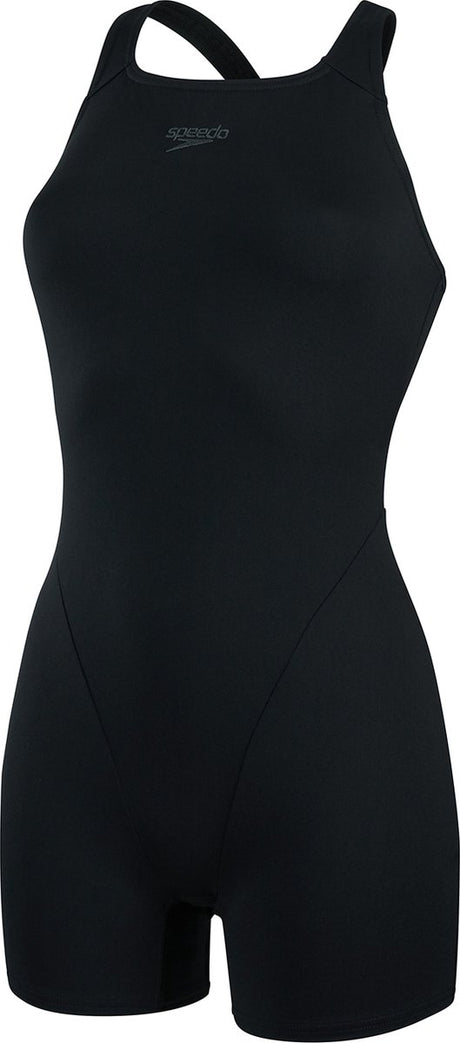 Speedo eco+ legsuit Damen Sportbadeanzug - Schwarz