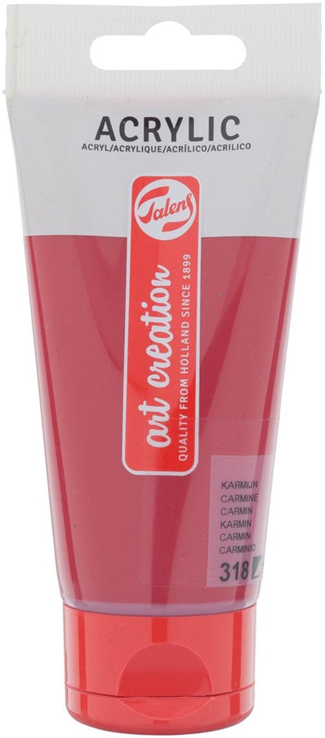 Talens Art Creation Acrylfarbe, Tube 75 ml, Karminrot 318