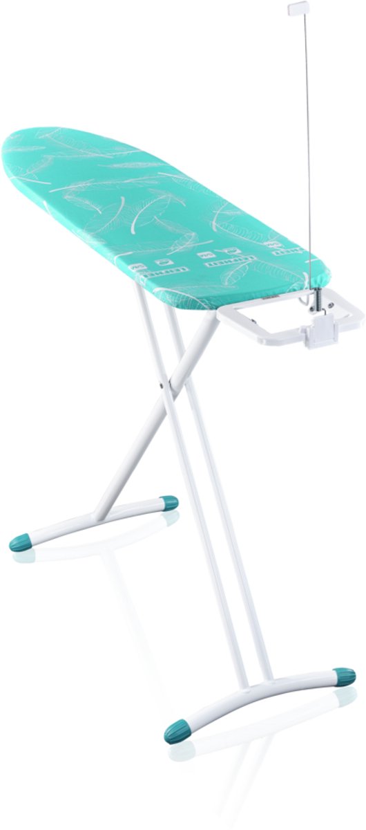 Leifheit Bügeltisch Airboard M – Massiv – 120 x 38 cm – Türkis