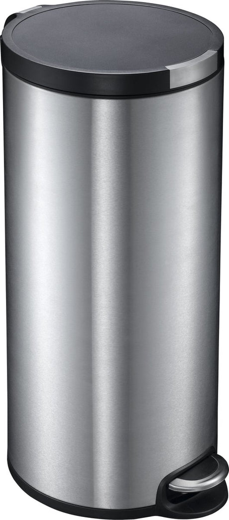 Eko - artistic pedaalemmer 30 liter - stainless steel plastic - mat rvs - prullenbak
