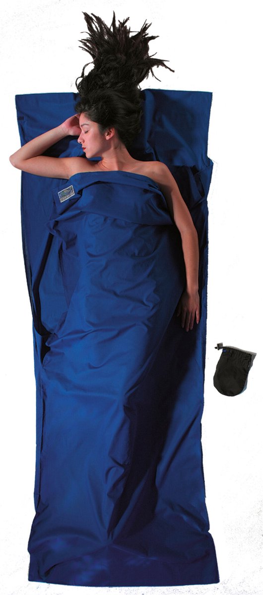 Cocoon-Reiselaken – Lakentasche – Baumwolle – Ultramarinblau