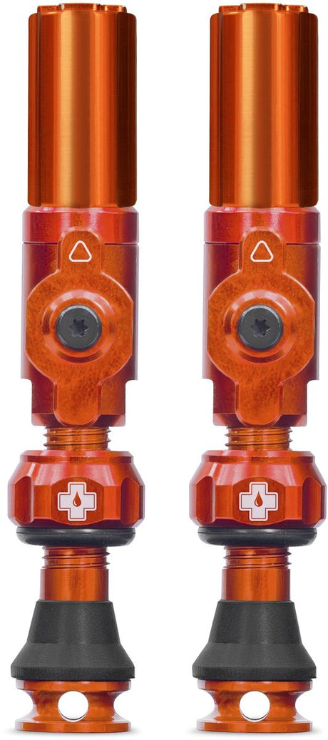 Muc-off tubeless ventiel big bore hybrid small orange auto schräder ventiel