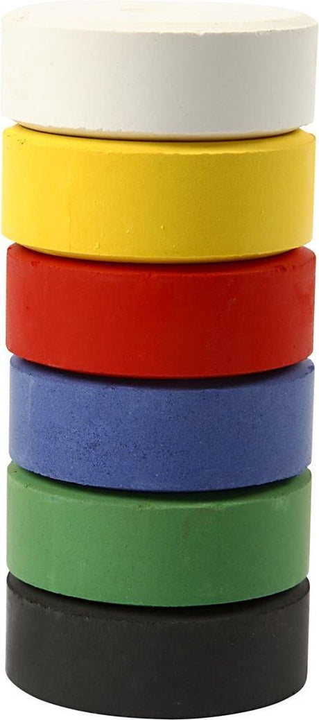 Colortime https: www.cchobby.nl Aquarell-h-16-mm-d-44-mm-primärfarben-6-teilig-1-Box