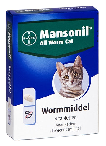 Mansonil Katze alle Wurmtafeln