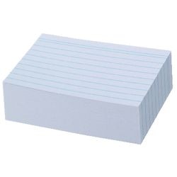 Abi-Karteikarten Herlitz A8 175 g/qm weiß liniert 100 Stück
