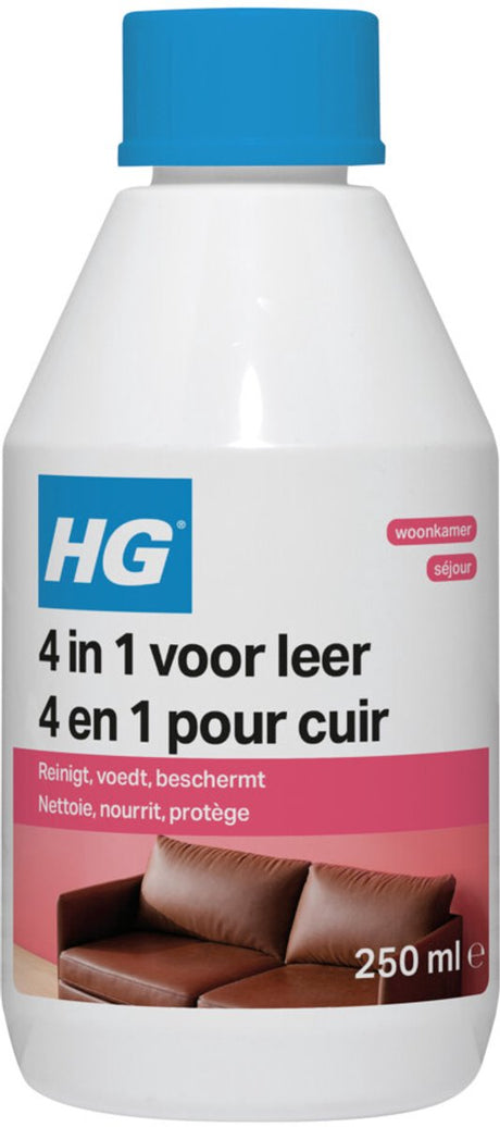 Hg 4 in 1 für Leder | reinigt, pflegt, schützt und pflegt Leder 250 ml