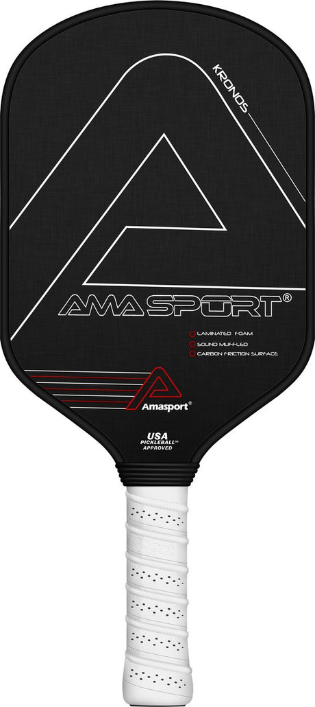 Ama Sport Pickleball-Paddel PA016 rot – Carbon-Paddel – Leistungssteuerung –