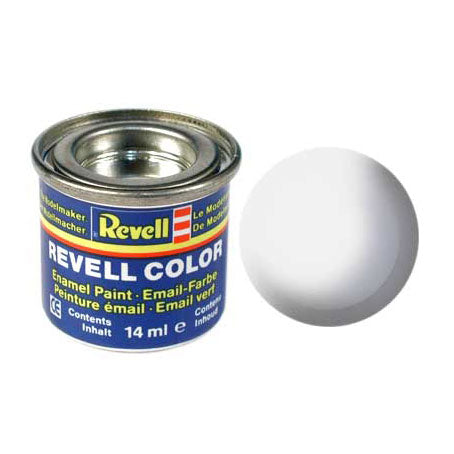 Revell E -Mail -Malen # 301 White, Zijdemat