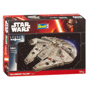 Revell Modellbausatz Raumfahrt – 03600 Star Wars Millennium Falcon aus Kunststoff – 1:241 – Modellbau