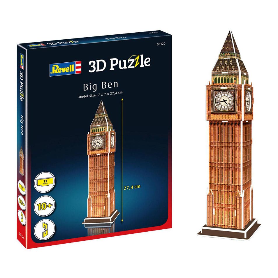 Revell 3D Puzzle Kitings Package - Big Ben