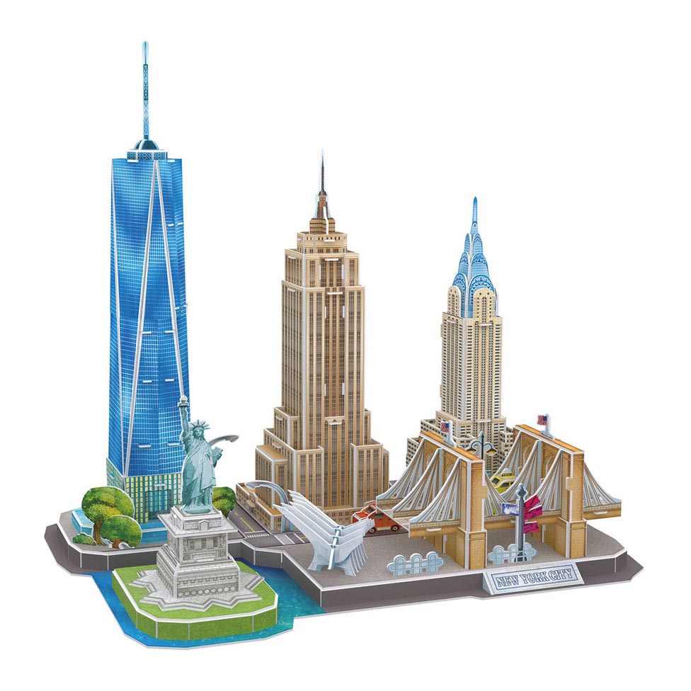 Revell 3D-Puzzle-Bausatz - New York Skyline 123tlg.