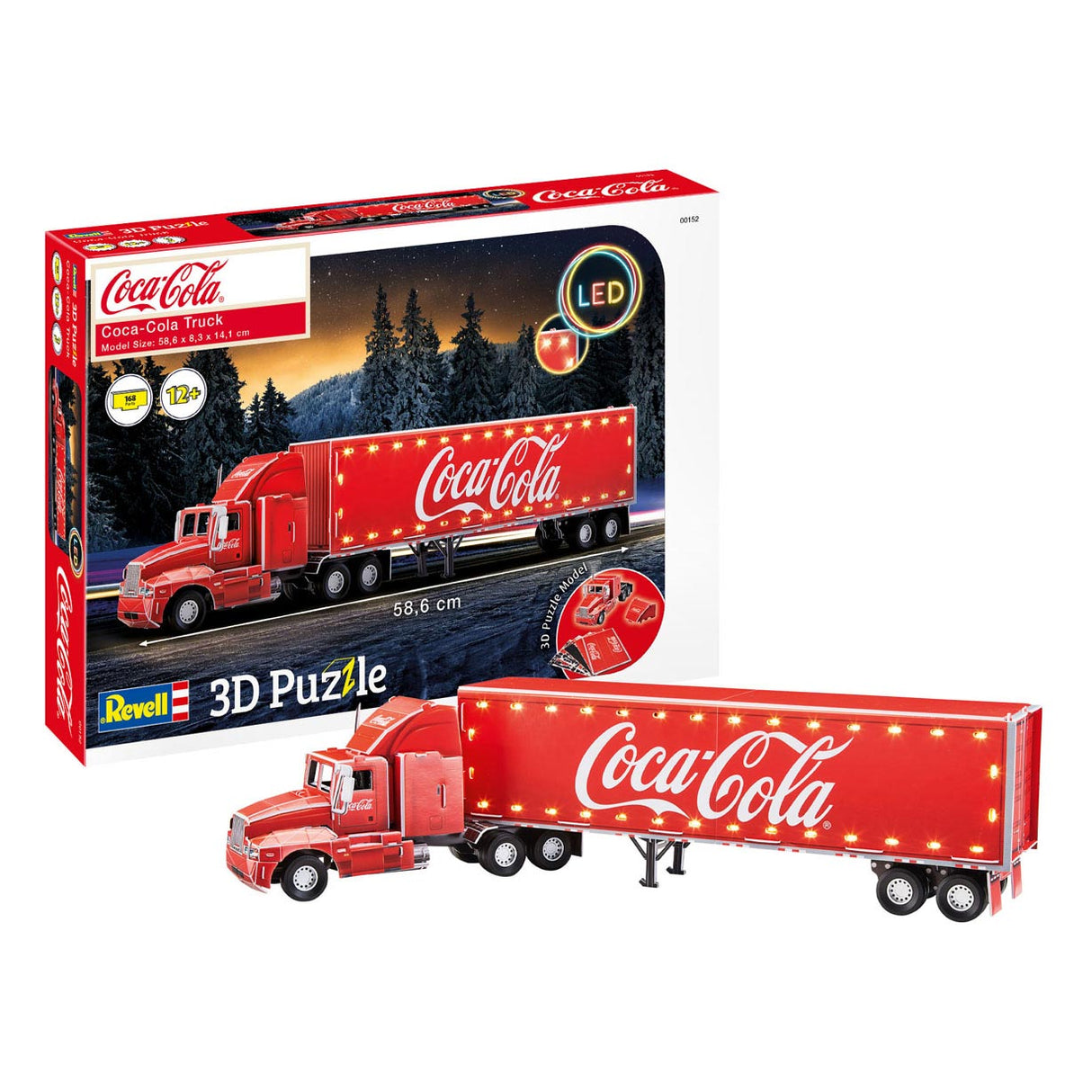 Pacchetto di kit di puzzle Revell 3D Pacchetto Coca-Cola LED Edition