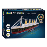 Pacchetto di kit di puzzle Revell 3D - RMS Titanic LED Edition