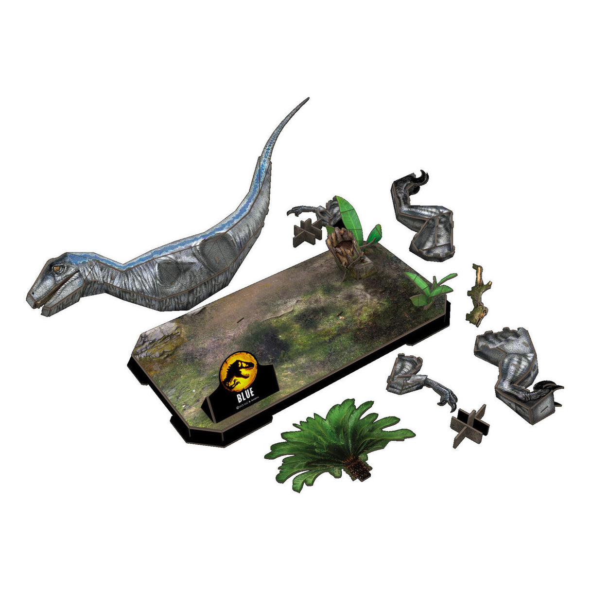 Revell 3d Puzzle Kitukket Jurassic World Dominion Blau