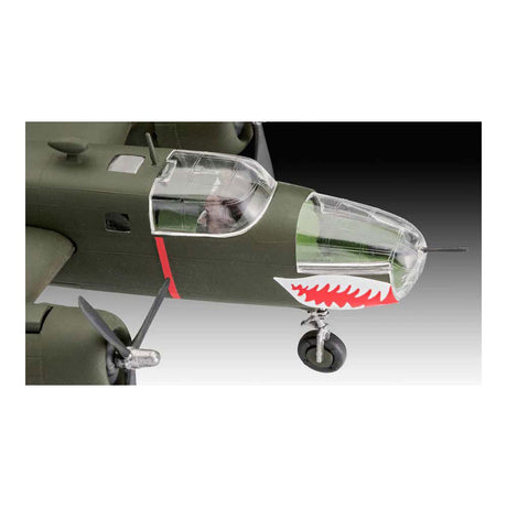 Revell Modellbausatz Militärfahrzeuge – 03650 B-25 Mitchell Easy-Click-System Kunststoff – 1:72 – Modellbau