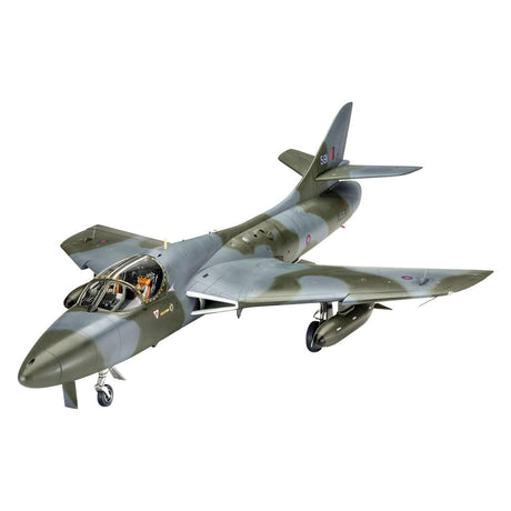 Revell modelbouwpakket - hawker hunter t.7 t.7a