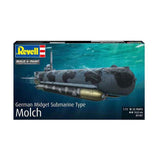 Revell Modellbausatz - Deutsches U-Boot Typ Molch 1:72 - 35-tlg.
