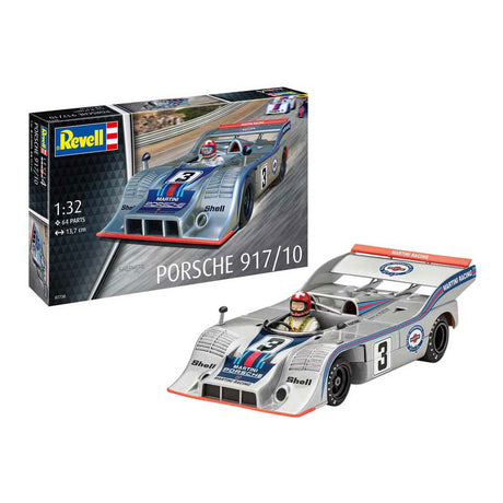 Revell Modellbausatzauto – 07738 Porsche 917 10 – deutscher Rauto-Kunststoff – 1:32 – Modellbau