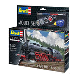 Revell Modellbausatz - Schnellfahrende Lokomotive S3 6 BR18 mit Tende 1:87 - 154-tlg.