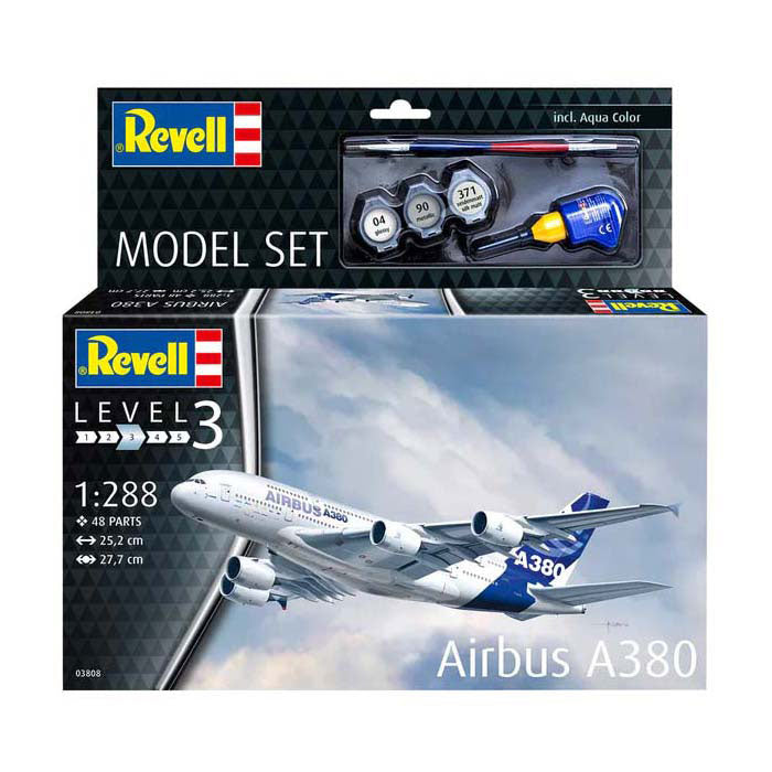 Revell Modellbausatz - Airbus A380 1:288 - 48tlg. - inkl. Grundfarben