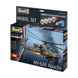 Revell Modellbausatz - Ah-64a Apache 1:72 - 71-tlg. - inkl. Grundfarben