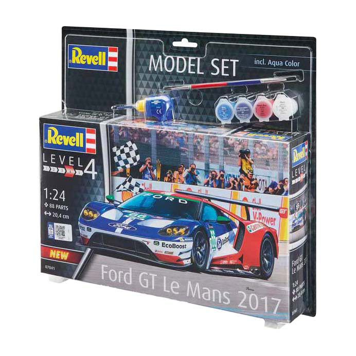 Revell Modellbausatz - Ford GT Le Mans 1:24 - 88 Stück. - inkl. Grundfarben