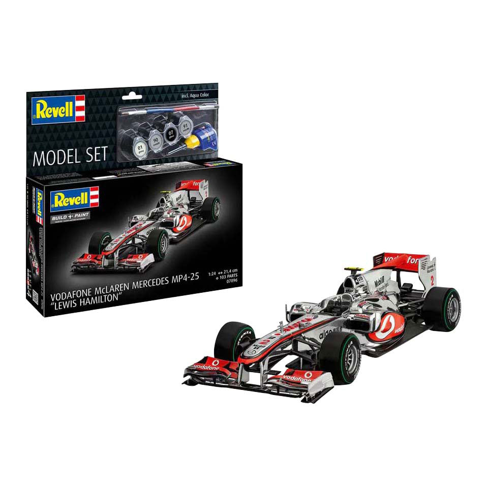 Revell Modellbausatz - Vodafone McLaren Mercedes MP4-25 l. Hamilton 1:24 - 103 Stk.