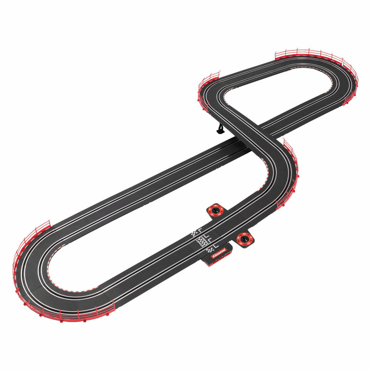 Carrera los!!! Rennstrecke - Champion's Racing m. Verstappen Nr. 1 gegen l. Hamilton Nr.44