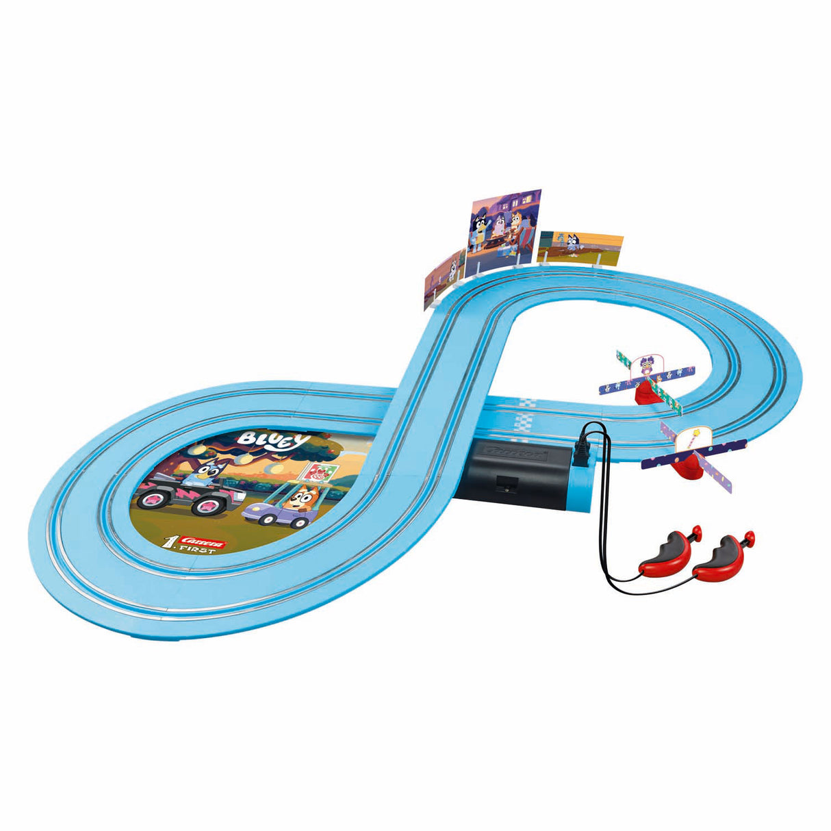 Carrera erste Rennstrecke – blaues Bingo-Rennen 2,4 m