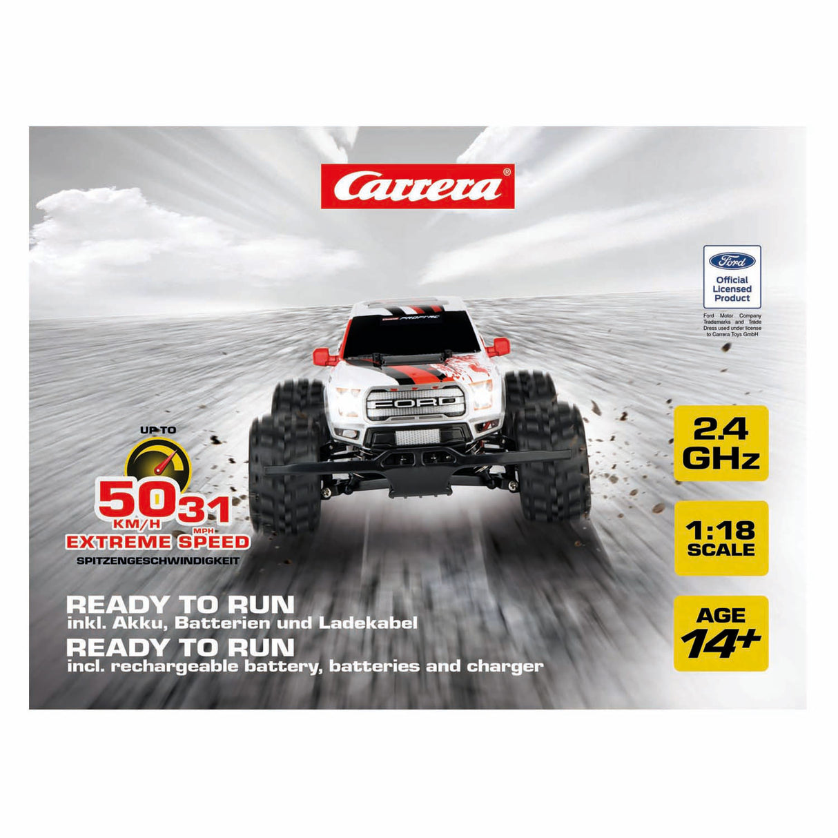Carrera RC 2,4 GHz Ford F-150 Raptor -px- - 50 km h